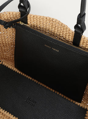 Medium Bandit Tote natural raffia