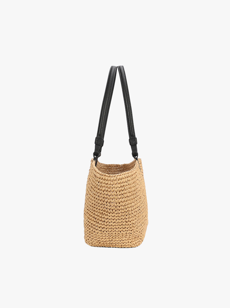 Medium Bandit Tote natural raffia