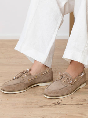 Bermuda taupe suede