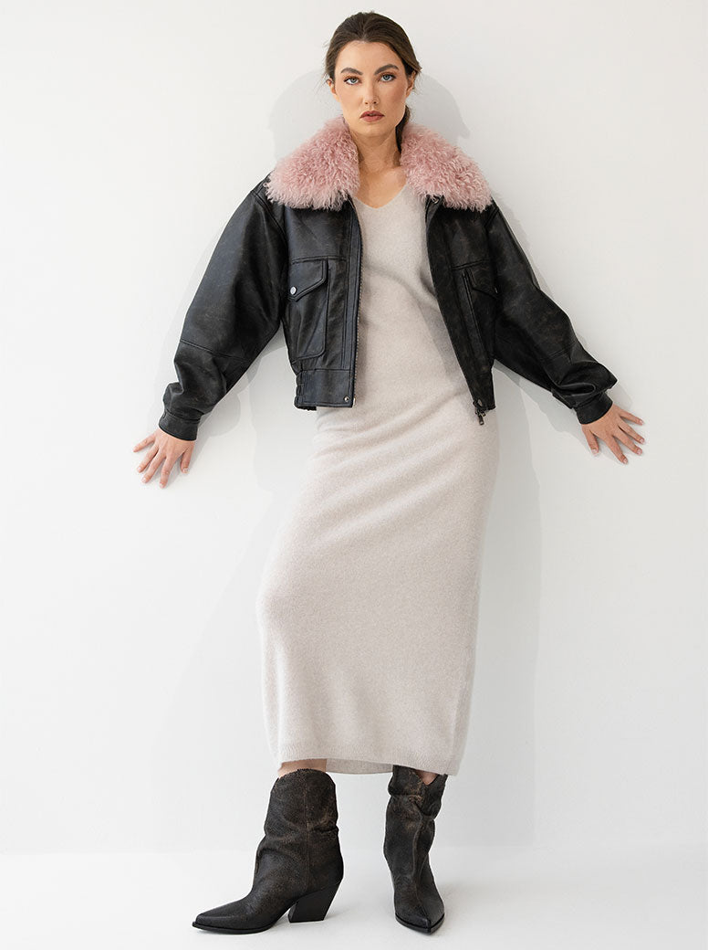 Beth distressed chocolate