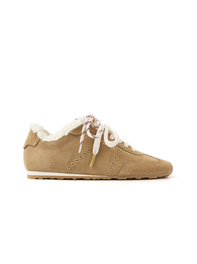 Billy Lou Fur oak suede