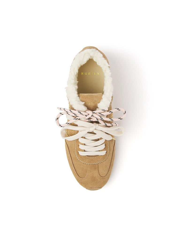 Billy Lou Fur oak suede