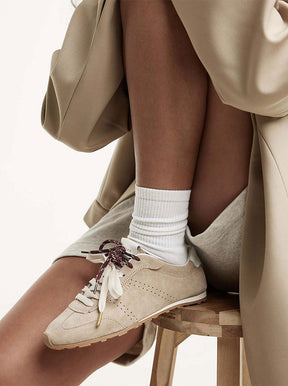 Billy Lou beige suede