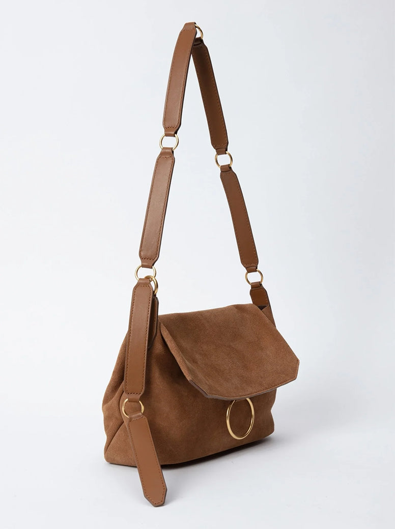 Blake Convertible brown wood suede