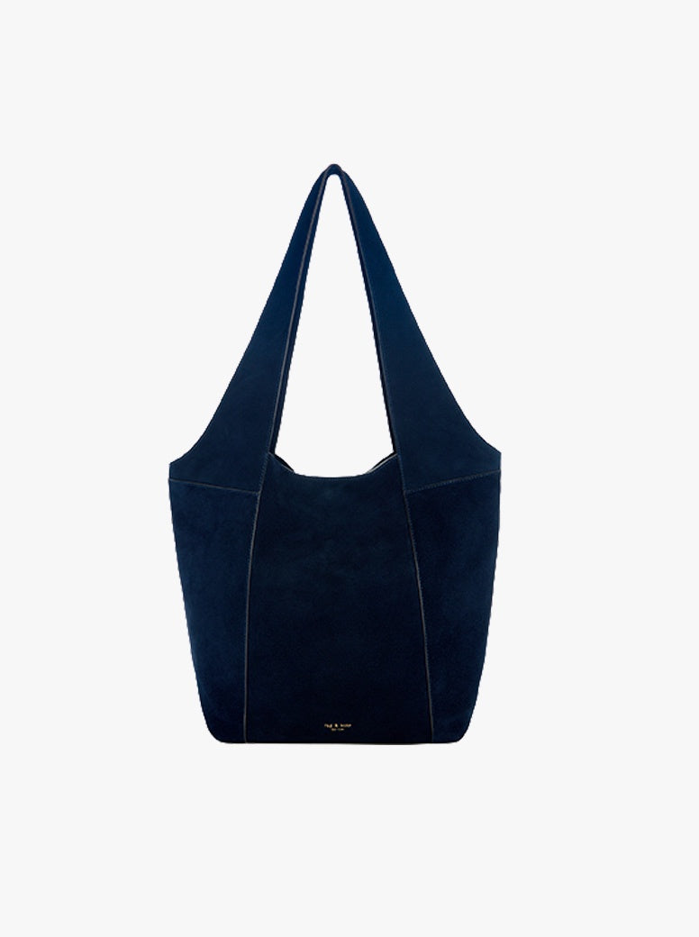 Brayton Large Shopper navy suede