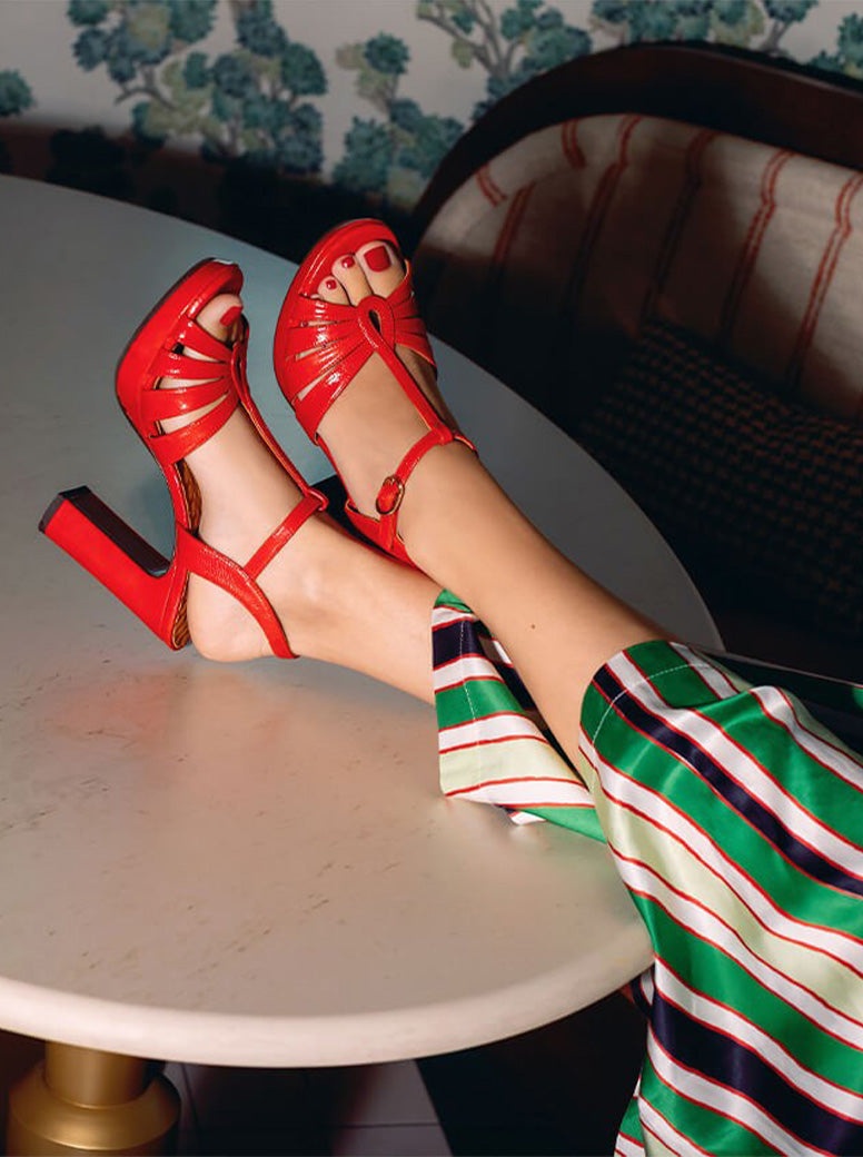 Cafra red patent