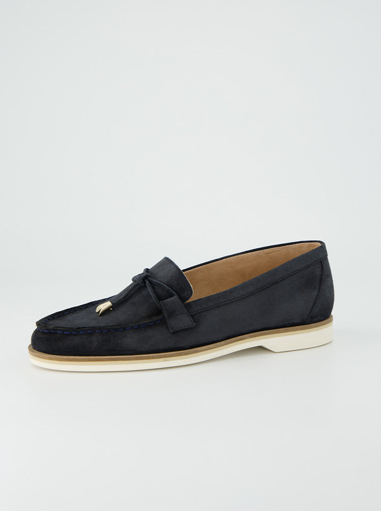 Capri navy suede
