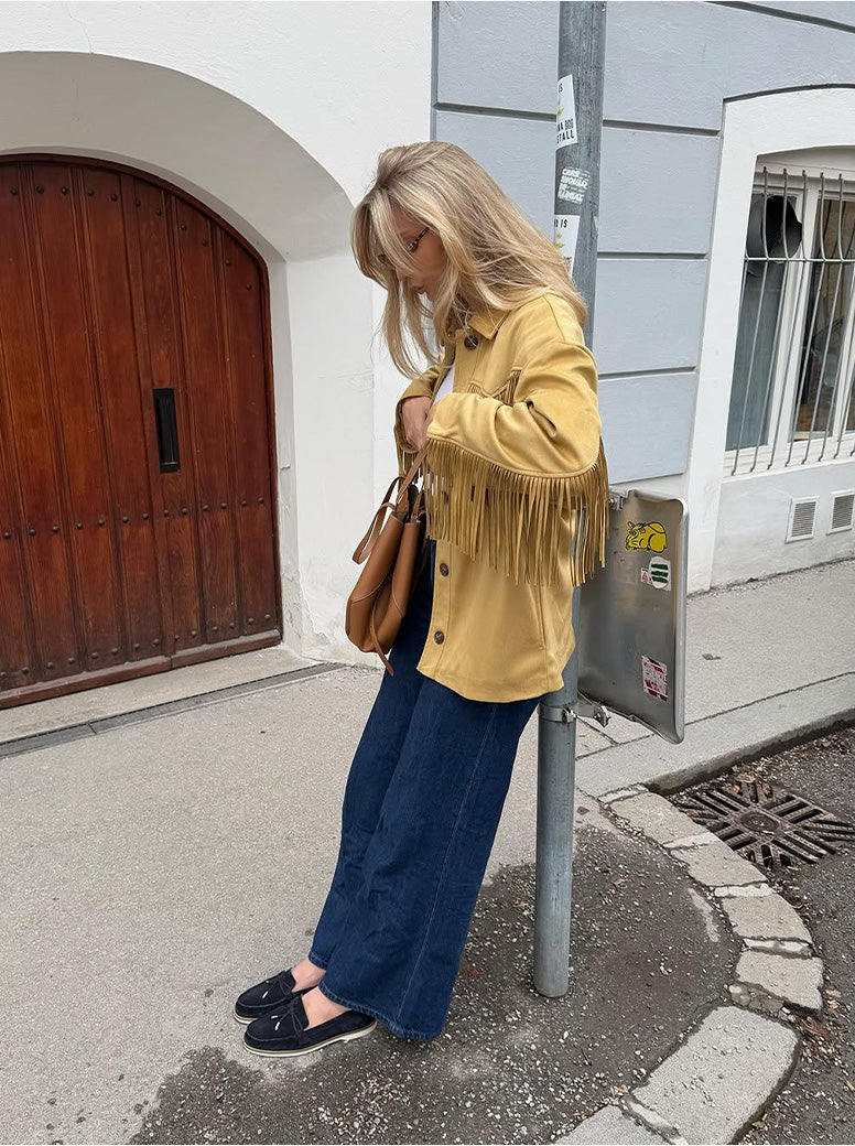 Capri navy suede