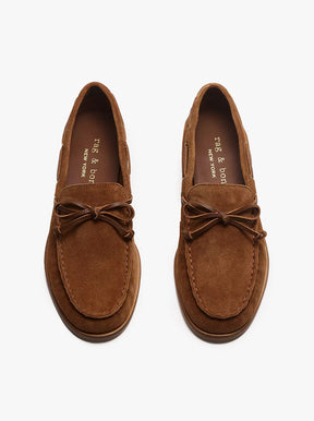 Carter Boat Shoe tan suede
