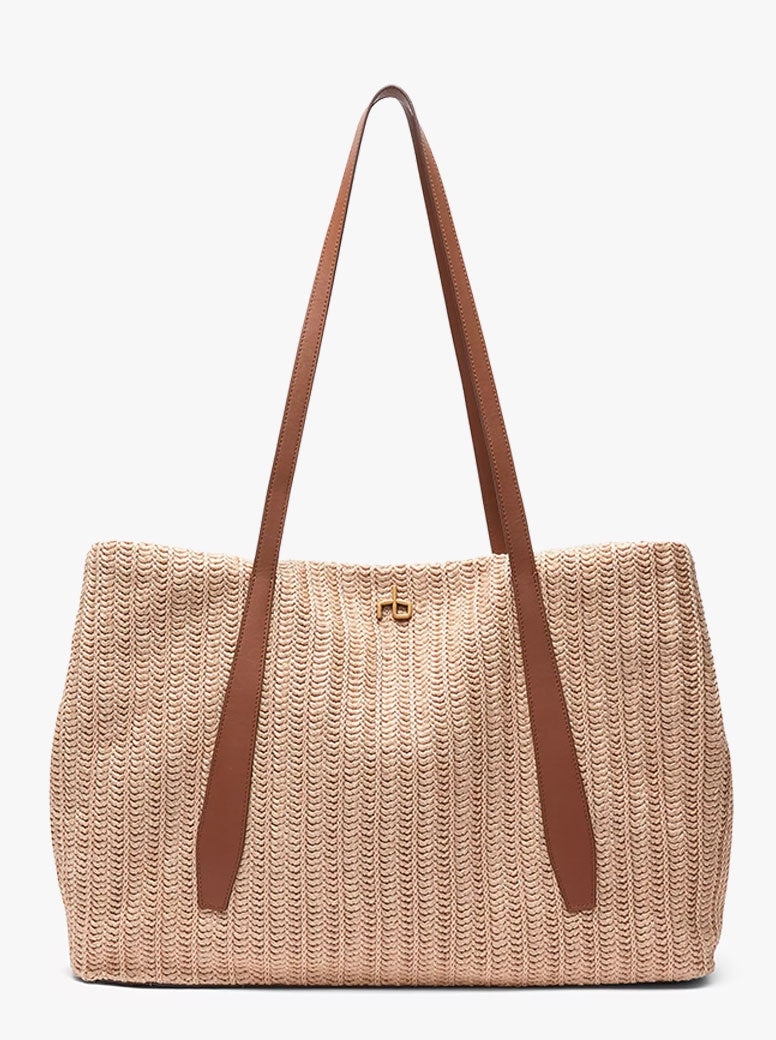 Chelsea Tote natural raffia
