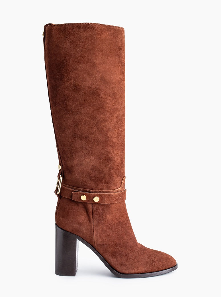 Chloe chocolate suede