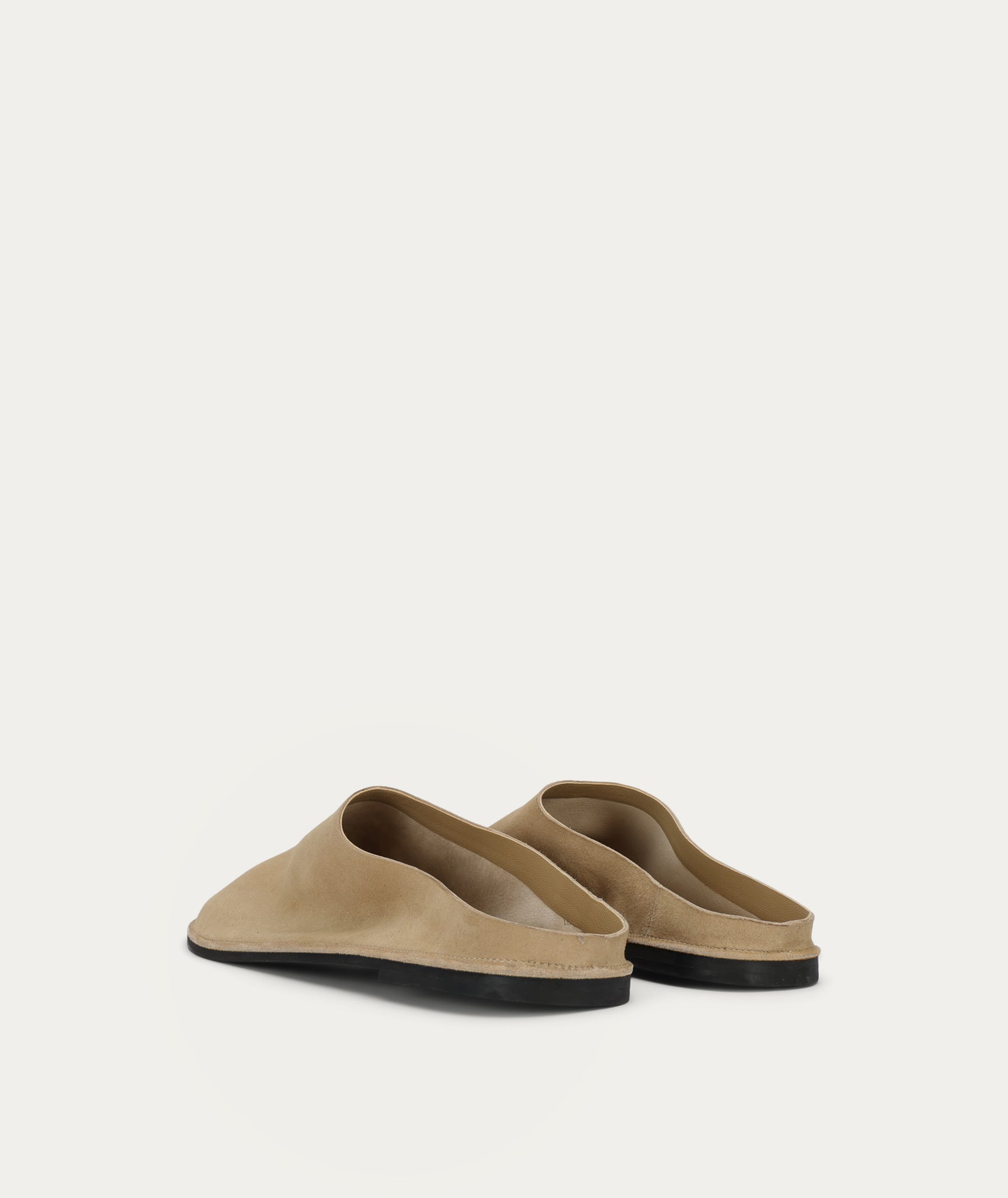Sola Slide oat suede