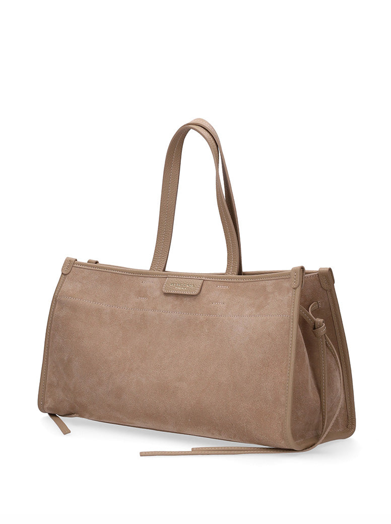 Daniela taupe suede