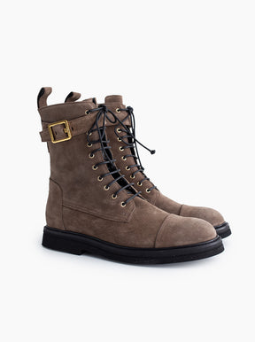 Darcy taupe suede