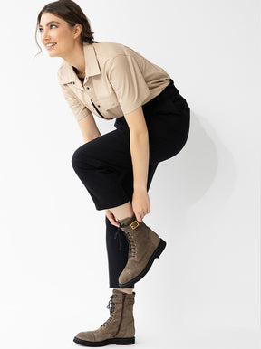 Darcy taupe suede