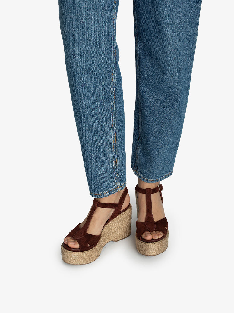 Domiel chocolate suede