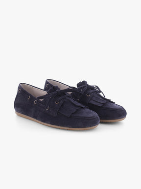 Dash navy suede