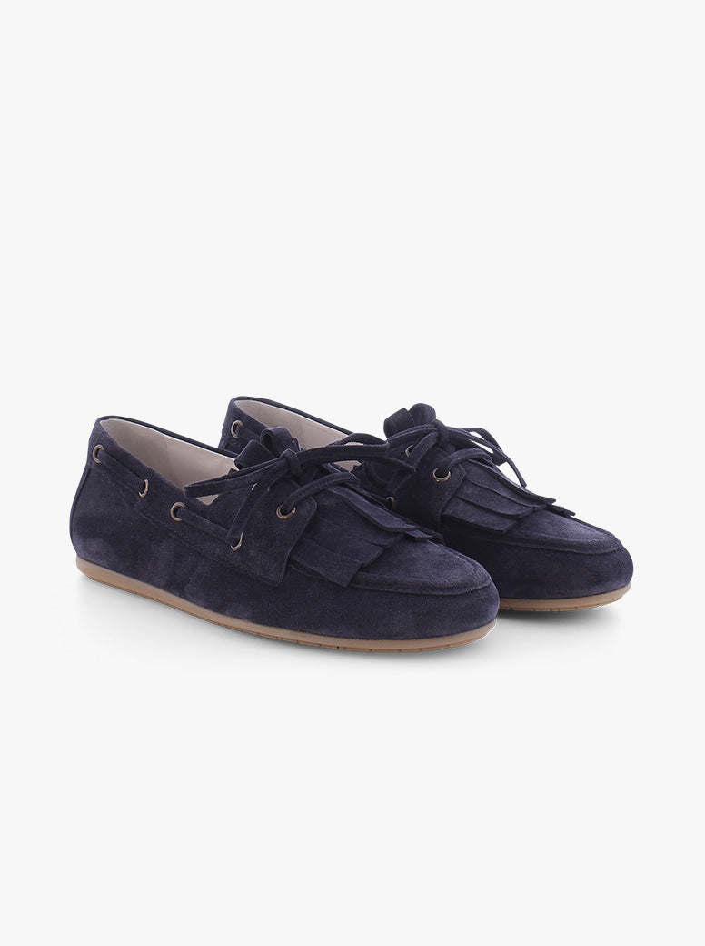Dash navy suede
