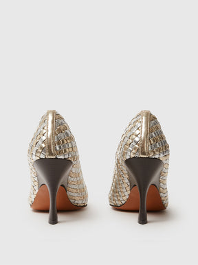 Elsa Pump silver / gold