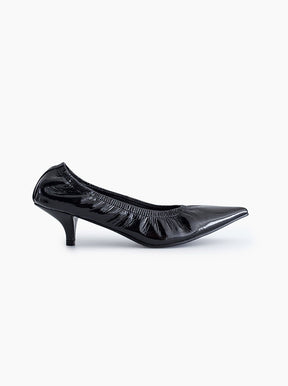 Elvira soft black patent