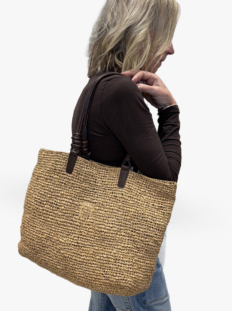 Emily natural raffia