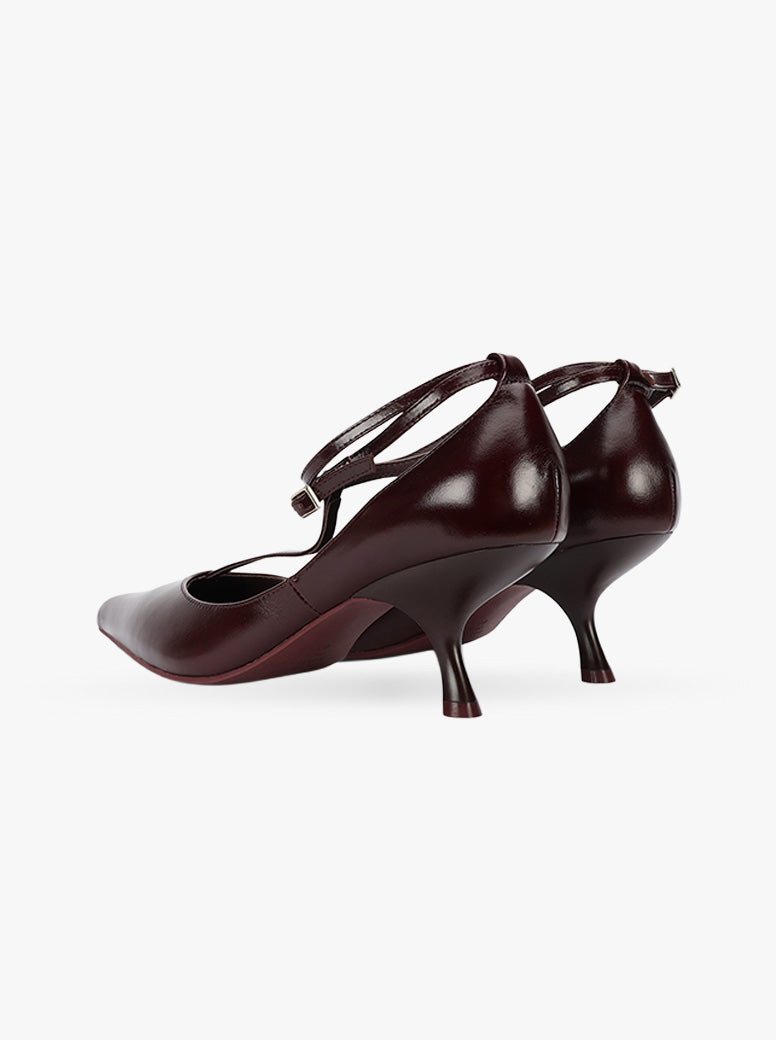 Epona T-bar dark cherry gloss