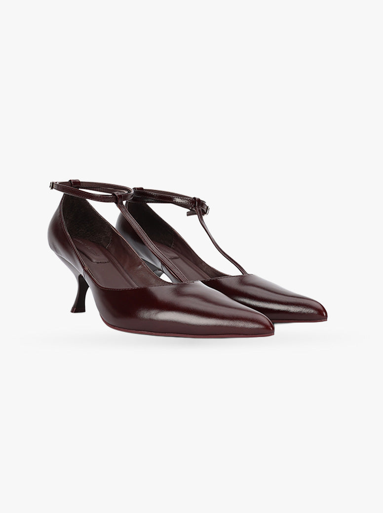 Epona T-bar dark cherry gloss
