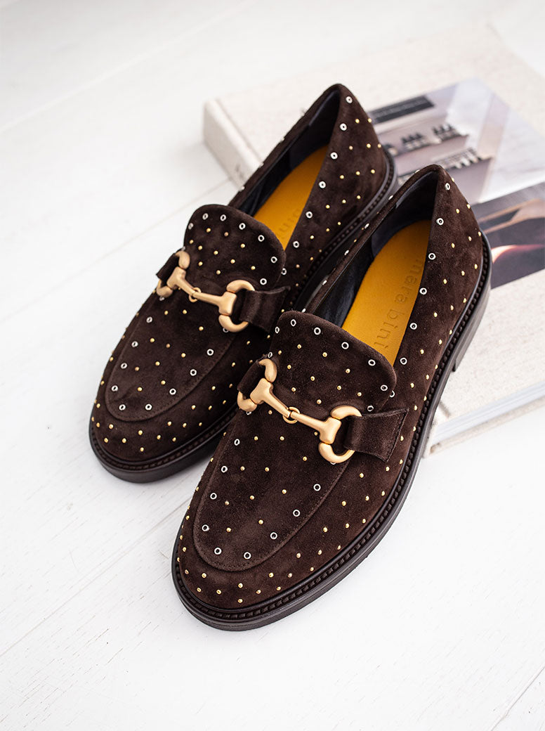 Farrow chocolate suede