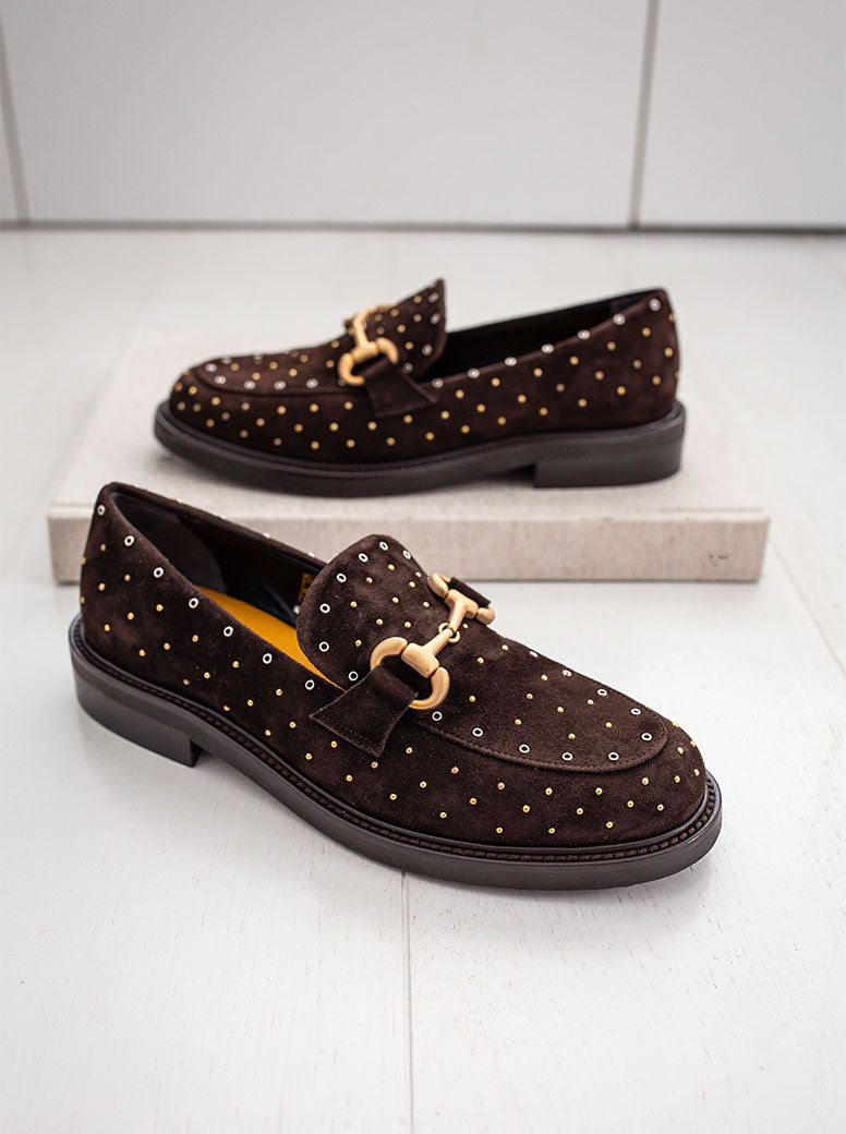 Farrow chocolate suede