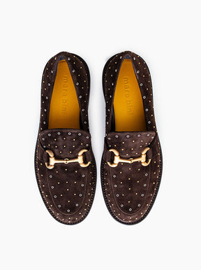 Farrow chocolate suede