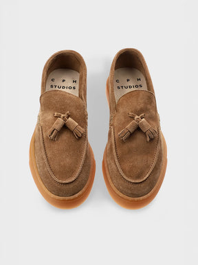 Freja brown suede