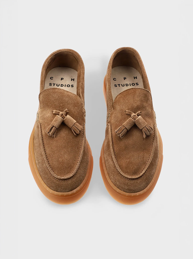 Freja brown suede