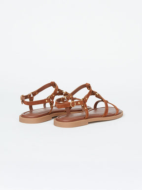 Geo Harness tan suede