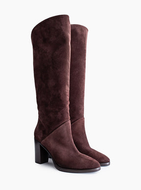 Gogo chocolate suede