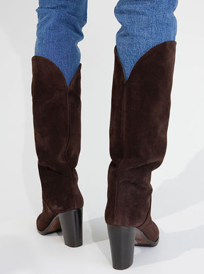 Gogo chocolate suede