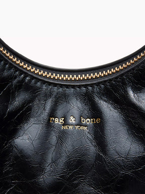 Hudson Hobo black crinkle