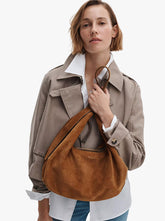 Hudson Large Hobo golden brown suede