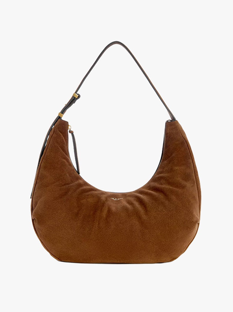 Hudson Large Hobo golden brown suede