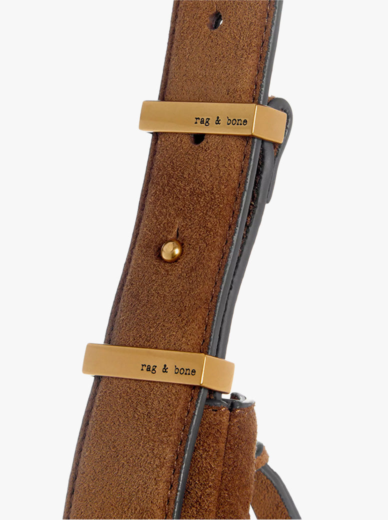 Hudson Large Hobo golden brown suede