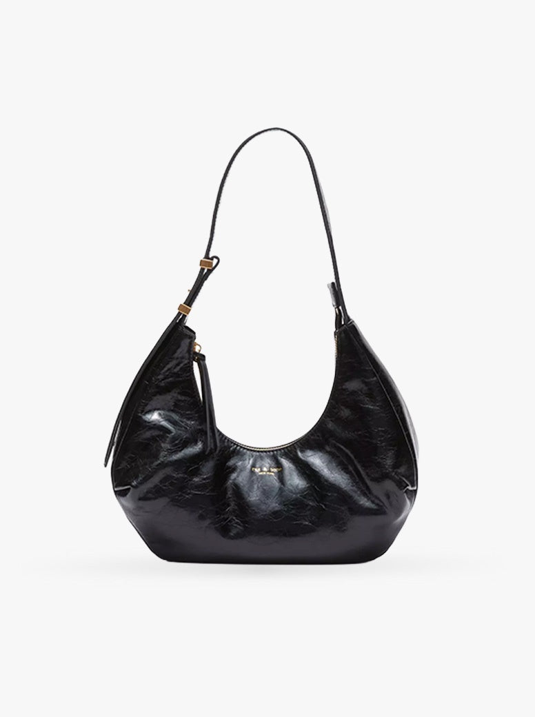 Hudson Hobo black crinkle