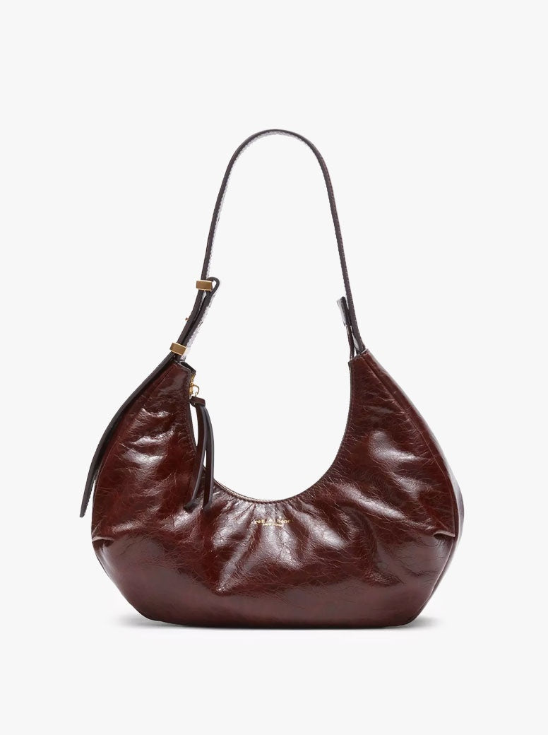 Hudson Hobo brown crinkle