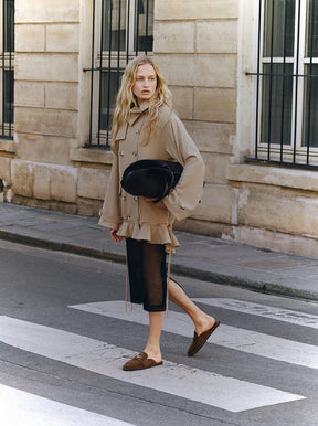 Joan Mule brown suede