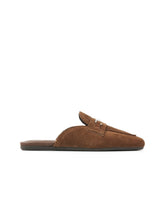 Joan Mule brown suede