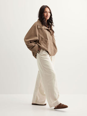 Joan Mule brown suede
