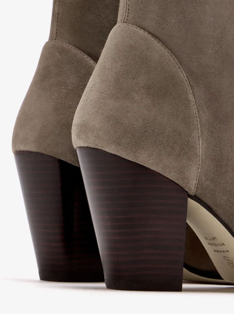 Jolene Bootie taupe suede