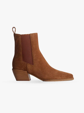 Joni Chelsea tan suede