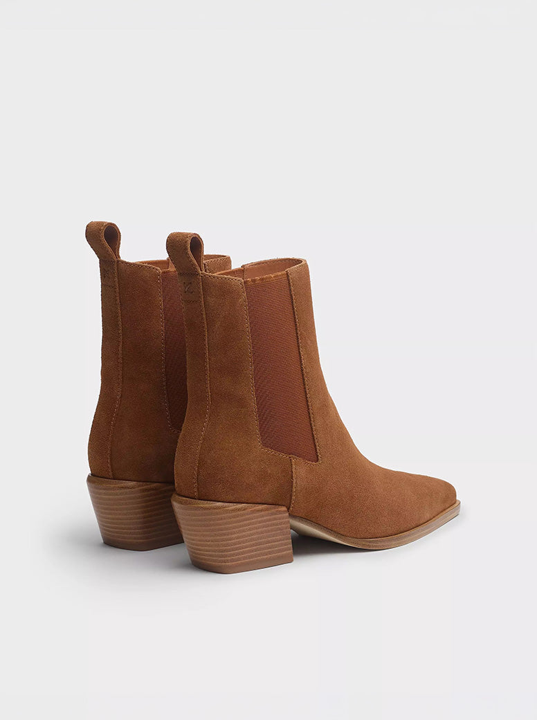 Joni Chelsea tan suede