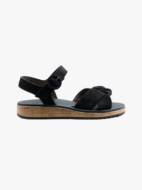 Luca black suede