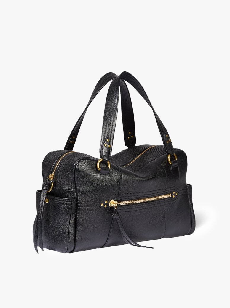 Lucky Bowling black leather