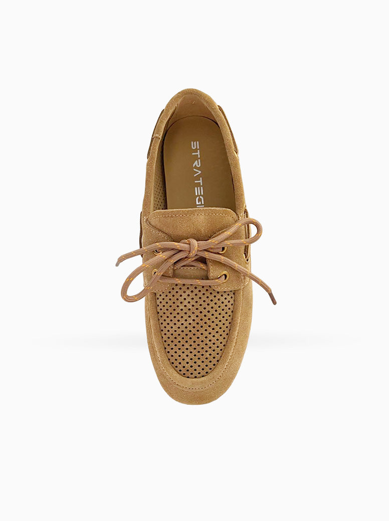 Lea tan suede